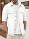 Carbonn Cloth Men Regular Fit Washed Cut Away Collar Casual Shirt - Image 3