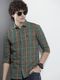 The Indian Garage Co. Men Slim Fit Checkered Casual Shirt - Image 3