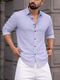 JACKBELLA Men Regular Fit Striped Spread Collar Casual Shirt - Image 3