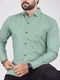 FRANNIX Men Regular Fit Solid Spread Collar Casual Shirt - Image 3