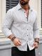 METRONAUT Men Comfort Fit Solid Spread Collar Casual Shirt - Image 4