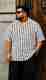 FitAura Men Regular Fit Self Design Spread Collar Casual Shirt - Image 2
