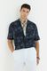 VASTRADO Men Regular Fit Printed Cut Away Collar Casual Shirt - Image 4