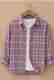 BIKIT Men Regular Fit Checkered Mandarin Collar Casual Shirt - Image 2