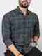BLEZZA Men Regular Fit Checkered Spread Collar Casual Shirt - Image 2