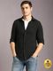 U.S. Polo Assn. Denim Co. Men Regular Fit Solid Spread Collar Casual Shirt - Image 3