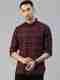 THE BEAR HOUSE Men Slim Fit Checkered Button Down Collar Casual Shirt - Image 2