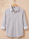 vdlooks Men Regular Fit Striped Casual Shirt - Image 4