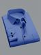 JCOSTA Men Regular Fit Solid Spread Collar Casual Shirt - Image 3