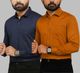 CrisPet Men Regular Fit Solid Spread Collar Casual Shirt - Image 3