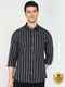 INDIAN TERRAIN Men Slim Fit Striped Casual Shirt - Image 4