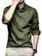 CrisPet Men Slim Fit Solid Spread Collar Casual Shirt - Image 2