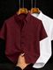 COMBRAIDED Men Regular Fit Solid Spread Collar Casual Shirt - Image 4