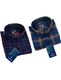 vdlooks Men Regular Fit Checkered Casual Shirt - Image 3