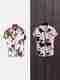 LENUS Men Slim Fit Floral Print Casual Shirt - Image 2