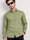 Tibra Collection Men Regular Fit Solid Spread Collar Casual Shirt - Image 3