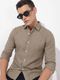 Ramya Vastram Men Regular Fit Solid Spread Collar Casual Shirt - Image 4