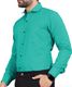 METRONAUT Men Regular Fit Solid Spread Collar Formal Shirt - Image 3