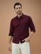 SHABIB Men Regular Fit Solid Spread Collar Casual Shirt - Image 3