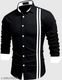 KAJARU Men Regular Fit Striped Spread Collar Casual Shirt - Image 3