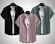 VRLOOKS Men Regular Fit Self Design Casual Shirt - Image 3