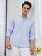 vdlooks Men Regular Fit Striped Spread Collar Casual Shirt - Image 3