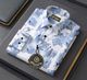 Prinza Men Regular Fit Printed Cut Away Collar Casual Shirt - Image 3