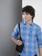 The Indian Garage Co. Men Slim Fit Checkered Casual Shirt - Image 4