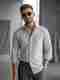 vdlooks Men Regular Fit Striped Spread Collar Casual Shirt - Image 2