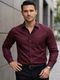 HIGHLANDER Men Slim Fit Striped Cut Away Collar Formal Shirt - Image 4
