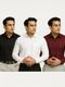 DarkSquare Men Regular Fit Solid Spread Collar Casual Shirt (Pack of 2) - Image 4