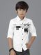 ROCKET SCIENCE Boys Regular Fit Solid Spread Collar Casual Shirt - Image 3