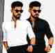 GLOREN Men Slim Fit Solid Spread Collar Casual Shirt (Pack of 2) - Image 2