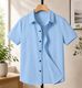 MAHITAG Boys Slim Fit Solid Casual Shirt - Image 4