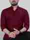 parth Men Regular Fit Solid Spread Collar Casual Shirt - Image 2