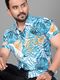 Bullmer Men Regular Fit Printed Button Down Collar Casual Shirt - Image 4
