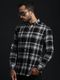 THE BEAR HOUSE Men Slim Fit Checkered Button Down Collar Casual Shirt - Image 3