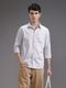 greet fashion Men Regular Fit Solid Spread Collar Casual Shirt - Image 4