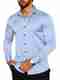 SHABIB Men Regular Fit Solid Spread Collar Casual Shirt - Image 2
