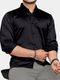 CrisPet Men Regular Fit Solid Spread Collar Casual Shirt - Image 4