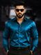 VezVoR Men Regular Fit Solid Spread Collar Party Shirt - Image 3