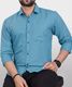 FRANNIX Men Regular Fit Solid Spread Collar Casual Shirt - Image 4
