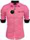 DHADUK Men Regular Fit Solid Spread Collar Formal Shirt - Image 2