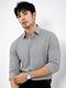COMBRAIDED Men Comfort Fit Self Design Spread Collar Casual Shirt - Image 4