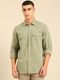 DEARISE Men Regular Fit Solid Spread Collar Casual Shirt - Image 4