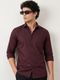 DAKSH Men Slim Fit Solid Spread Collar Casual Shirt - Image 3