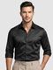 BEYOUNG Men Oversized Fit Solid Spread Collar Casual Shirt - Image 3