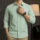 STONEBERG Men Regular Fit Solid Spread Collar Formal Shirt - Image 3