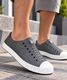 VYASOL Men's Japanese Wave Print Chunky Sneakers (Multicolor, UK 9) - Image 3