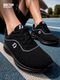 RED TAPE Athleisure Shoes for Men |Cultured Round-Toe Shape & Cushioning Technology Walking Shoes For Men (Black , 9) - Image 4